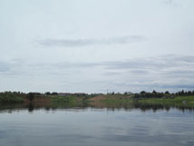 Вид с реки на д. Сояна